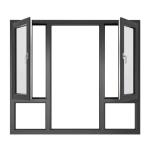 Customize Aluminium Modern Casement Windows for Bedroom Furniture Contracting