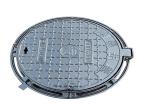 Round Ductile Cast Iron Manhole Cover Heavy Duty Black Painted Finished