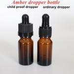 Customized Luxury Makeup Serum Skincare Use Amber Brown Empty Essential Oil