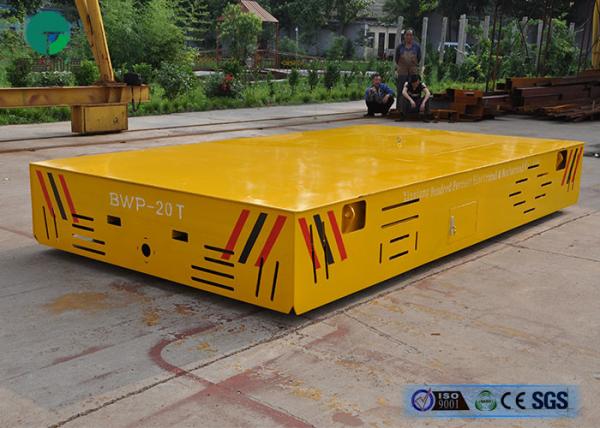 15t Electric Steel Coil Transfer Cart Running on Cement Floor