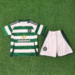Celtics 2024-2025 Home Children Football Jersey Support Group Customization