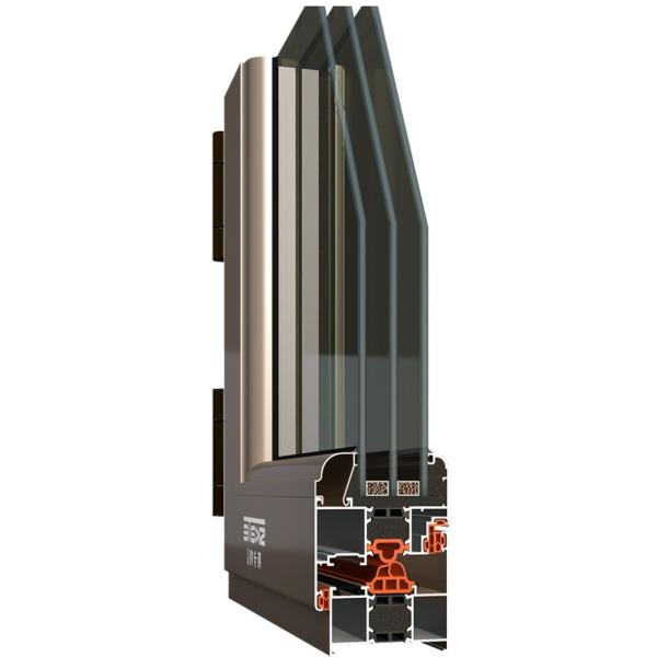 Upgradeable Triplex Glass Casement Aluminum Windows for Thermal Break Villa