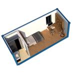 Knock Down Container Prefabricated Camp House Prefab Apartment Building