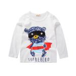 Children'S Sports Shirts Children'S Pullovers Boys' Long Sleeved T-Shirt Trend