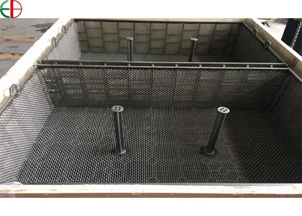 1.4849 Heat Treatment Furnace Wire Mesh Basket Iron Forging Furnace Trays And