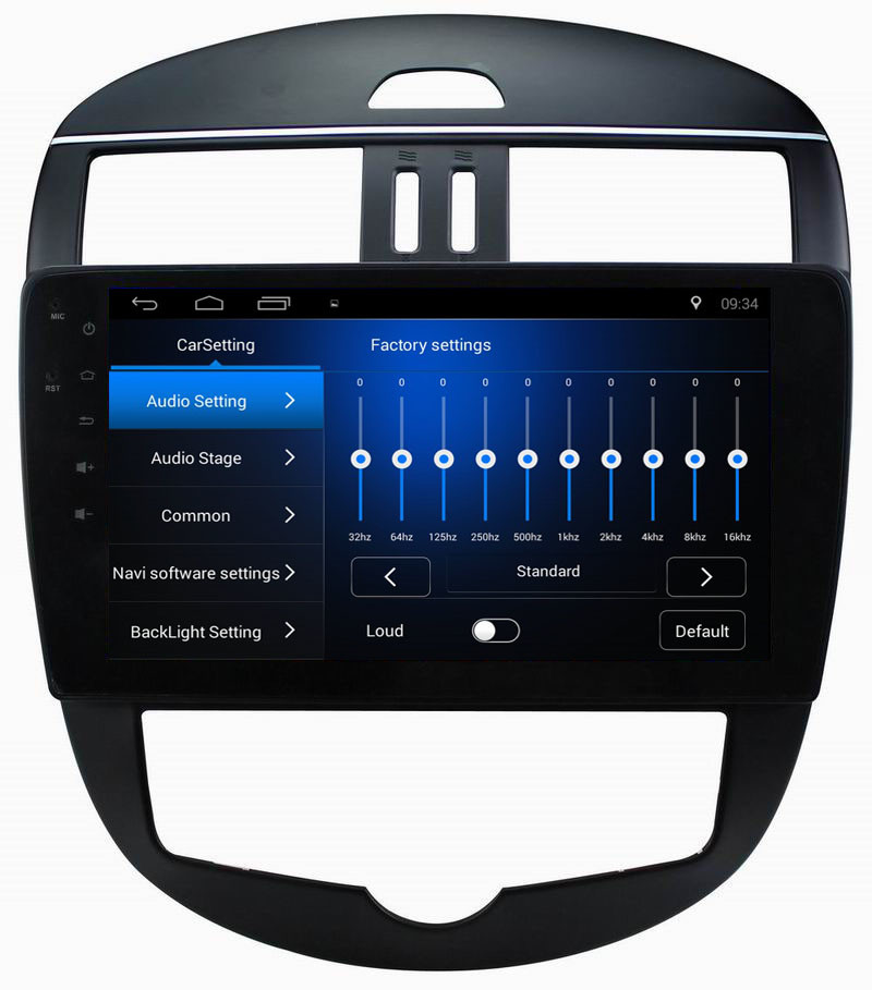 Ouchuangbo 10.1 inch HD Touch Screen android 8.1 for Nissan Tiida 2011 with wifi bluetooth gps navigation