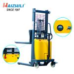 Semi Electric 2 Ton Forklift , 1.6m Battery Powered Forklift Large Capacity