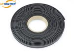 Durable Pure Black Insulated Heat Shrink Tubing 12 N/ MM² Tensile Strength