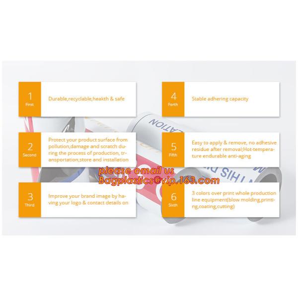 Soft PE Protective Film for Stainless Steel Panel Packaging,Self Adhesive Protective Film for Plastic Profile bagplastic