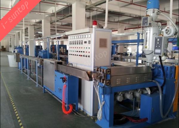 450m/Min Power Cord Manufacturing Machine , PVC Sheathing Cable Extrusion