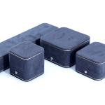 Newest Gray Velvet Jewelry Box for Bracelet Necklace Ring Custom Logo Hanhong