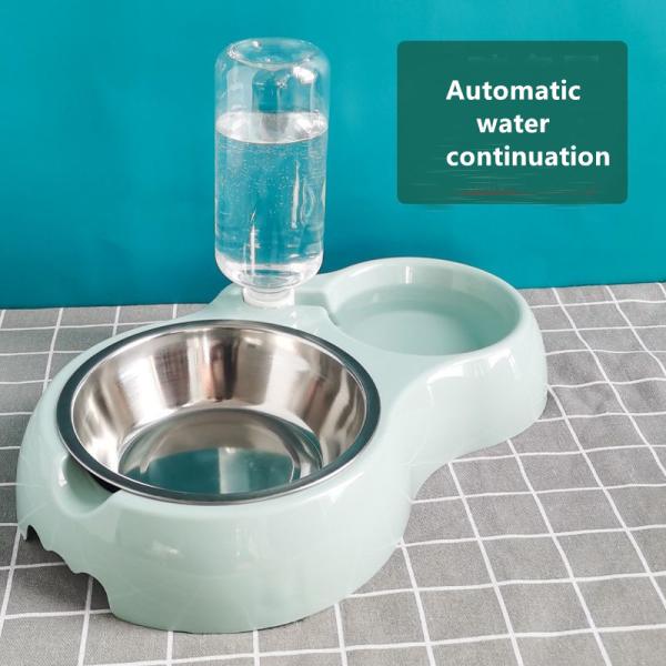 Non Slip Pet Feeder Bowls Automatic Drinking Water For Teddy Golden Retriever Dog