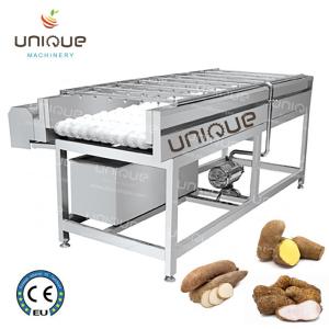 Wholesale 2.25 kw Oyster Vegetable Brush Washer for Yam and Malanga Washing in Large Scale from china suppliers