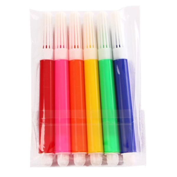 Watercolor Art Marker Pen Set for Kids Children 6PC Professional Deluxe Drawing