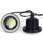 Waterproof Auto Car LED Fog Lights With Lens Halo Angel Eyes Rings COB 30W 12V