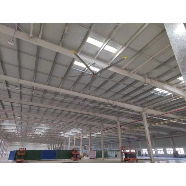 5 Blade Pmsm Motor Hvls Industrial Ceiling Fan Used in New Energy Automobile Byd Factory