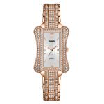 Women Square Alloy 3ATM Fashion Quartz Watches With Diamond