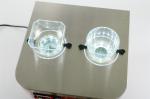 Restaurant Double Shot Chiller Double Tap Dispensing Design With 2 Bottle
