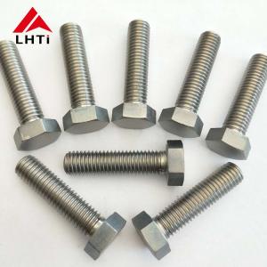 China Gr2 Gr5 Titanium Bolts Nuts , M8 M10 M12 Anodizing Titanium Hex Head Bolts on sale