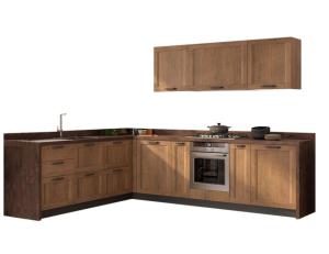 Wholesale Painted MDF Solid Wood Kitchen Cabinets Simple Modern Design Smart from china suppliers