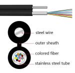 Mini Figure-8 Fiber Cable 1/2/4/6/8/12 Core Outdoor Aerial Communication Cable
