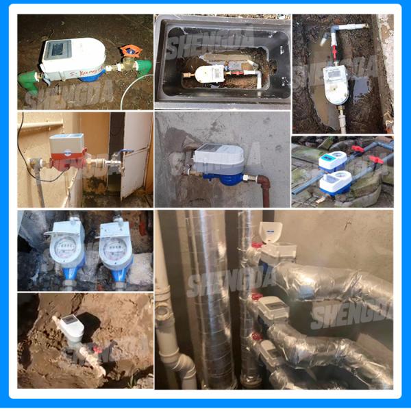 RF IC Card Intelligent Prepaid Water Meter with Software