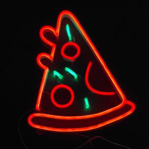 Wholesale 50000hrs Pizza Cuttable Custom Neon Signs Hang Wall Lighting 8×12mm from china suppliers