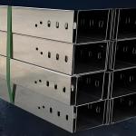 Straight Slot Type Aluminum Cable Tray For Medium Duty Cable Organization