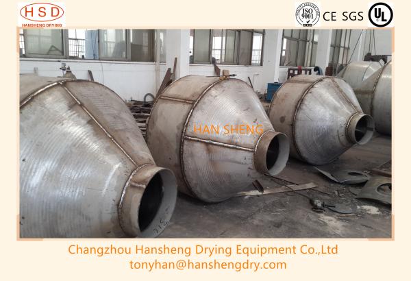 Stainless Steel 800kg 100L Double Cone Vacuum Dryer