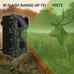 KW696 outdoor hunting camera dual-lens 30MP no-glow trail camera 1080p night