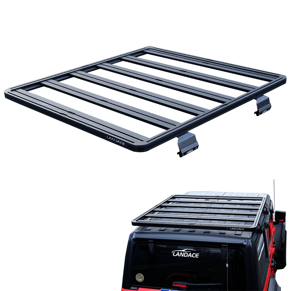 Alloy Car Roof Racks for Jeep E-coat Powder Coat Finish Laser Cutting Process