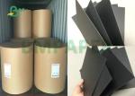 Uncoated 800gsm 1000gsm 1200gsm Black Cardboard Sheet Paper For Rigid Box 70 x
