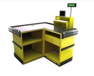 Wholesale Supermarket Fast Checkout Counter / Cash Register Table Counter 1100×1100×850 mm from china suppliers