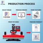 Heat Press Machine Heat Transfer Machine Digital Sublimation 15 in 1 for T-Shirt