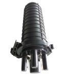 Black color Plastic Dome / Vertical Fiber Optic Splice Closure ( 12, 24, 36, 48,
