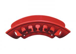 Wholesale Aluminium Wall Mounted Hose Holder , Hose Pipe Wall Hanger Red Powder Coating from china suppliers