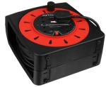 UK Mobile Cable Reel Outdoor Mobile Socket Wheel Reel Spool Four Sockets Cable