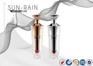 Wholesale ABS Gold Silver Empty Lipstick Tubes Case Transparent Outer Cap SM001 from china suppliers