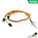 Hydraulic Pump Wiring Harness 8 Wires 3 Plugs For Car 320D