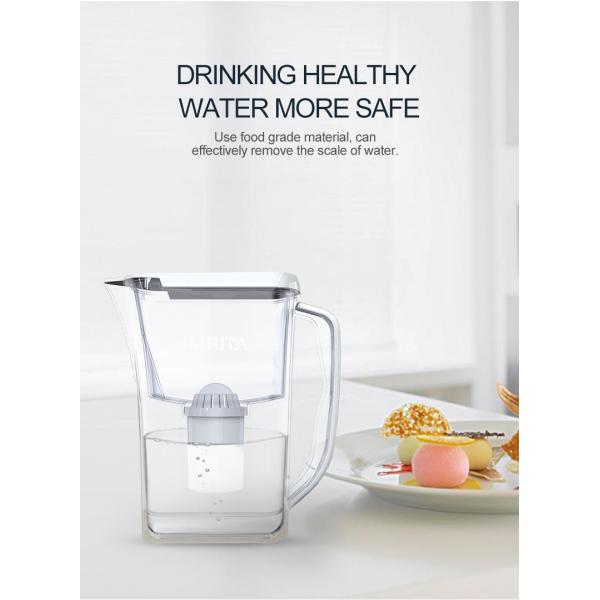 Potable Kitchen Alkaline Water Filter Pitcher 248x110x271mm Durable