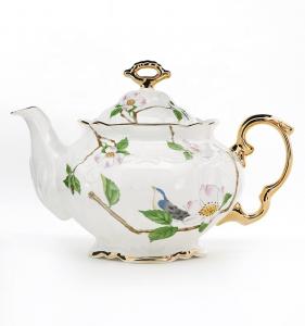 Wholesale Ceramic Chinese Teapot  Kettle Floral Design Teapot Large Capacity For Afternoon Tea from china suppliers