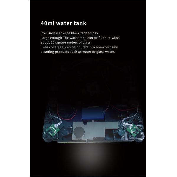 US Plug Rise Exterior Window Cleaning Robot with Remote Control and 500mAn Lithium Battery