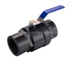 Straight Through Type Channel Industrial Usage ABS Handle PVC Plastic 2PCS Ball