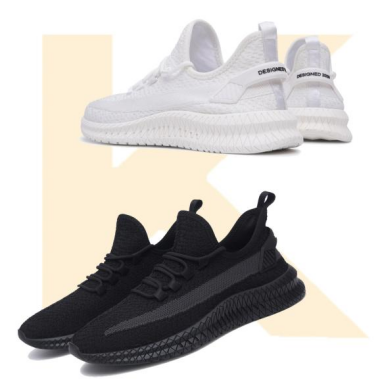 Demonstration of sports shoe manufacturing