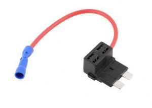 China Dual Circuit Auto Fuse Holder , 18cm Add A Circuit Fuse Adapter on sale