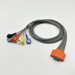 ECG Holter Cable For Cardioline Walk400h 5 7or10 Lead Snap Connector 16pin