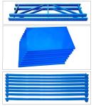 Long Span Steel Light Duty Shelving For Leather Industry 300kg Loading