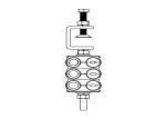 Efficient Feeder Cable Clamp , 4 - 7 + 9 -14mm Non Rusting Tower Cable Clamps