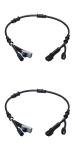 UL2464 10AWG automotive wiring harness black outer 620mm energy storage