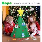 Merry Christmas Tree Decoration Hanging Pendants Felt Craft DIY Material for Kid